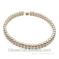 Wholesale Jewellery AA 8-9mm White Fresh Water Pearl Necklaces